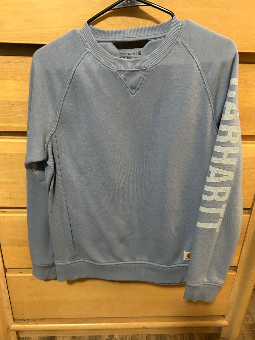 Carhartt Blue Relaxed Fit Crewneck Sweatshirt